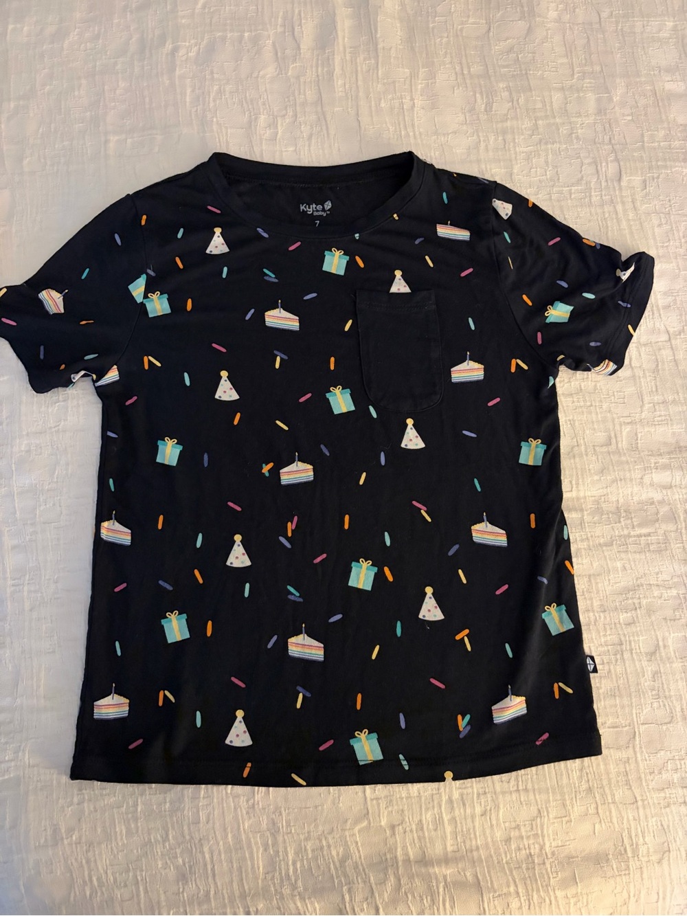 Kyte baby midnight party 7T toddler shirt